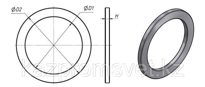 Прокладка фторопластовая ПФ 32 ЗЭТА уплотнительная - фото 2 - id-p65087875