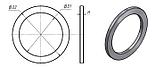 Прокладка фторопластовая ПФ 25 ЗЭТА уплотнительная, фото 2
