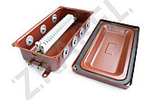 Коробка монтажная КМ 65-20 УХЛ1,5 IP65  металлические заглушки ЗЭТА, фото 3