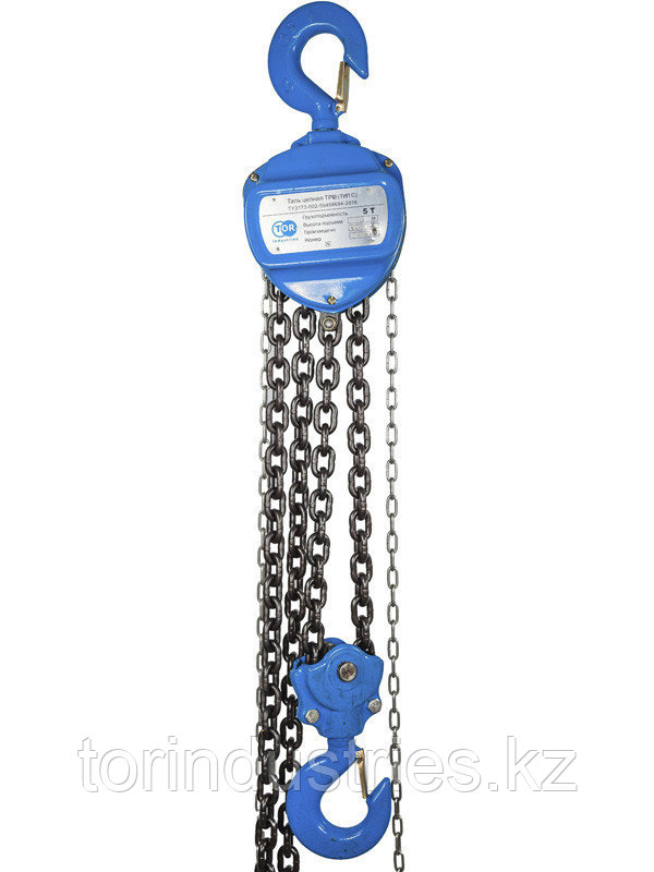 ТАЛЬ РУЧНАЯ ШЕСТЕРЕННАЯ TOR ТРШ (C) 5ТХ12М, фото 1