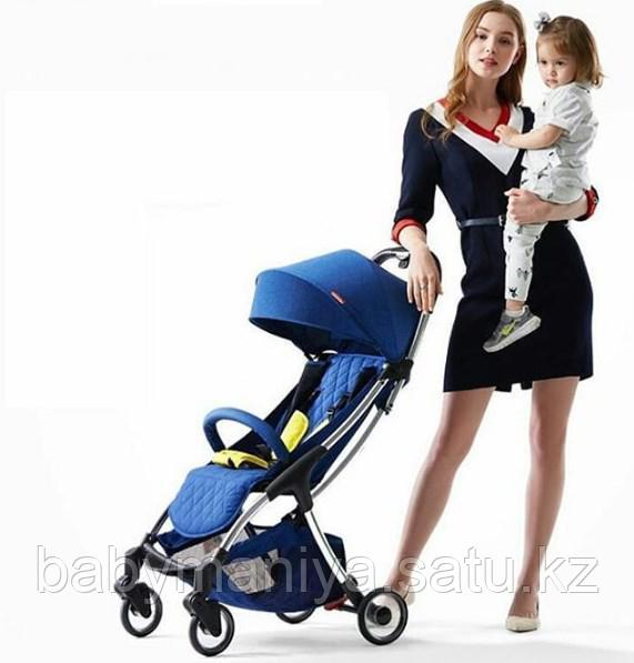 Коляска прогулочная Playkids SU-8 Blue