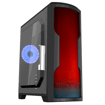 Корпус ПК без БП GameMax G562-RGB/Matrix MidTower, 1x120mm-зад, 4x3.5, 2x2.5, 3xUSB, Audio