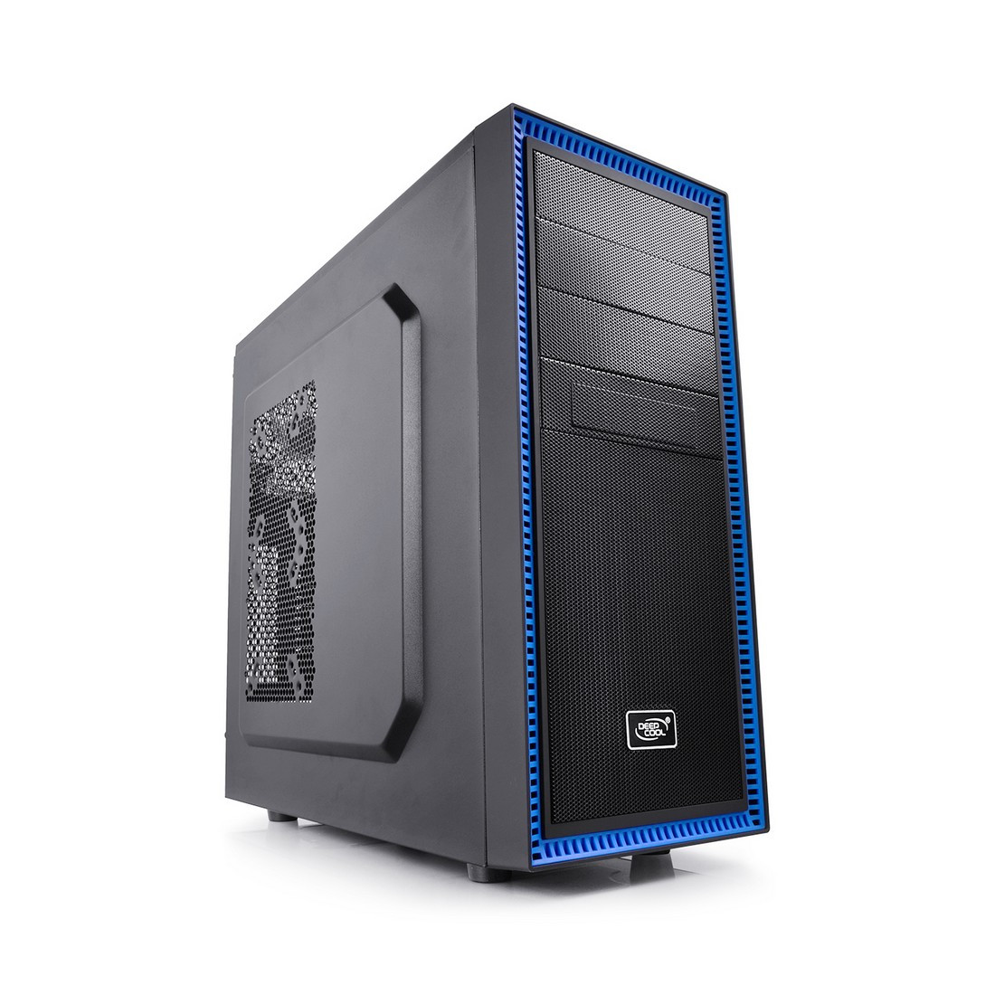 Кейс, Deepcool , TESSERACT BF Black DP-CCATX-TSRBFBK, ATX/Micro ATX, USB 3.0/2.0, HD-Audio+Mic, Кулер 1*12cm, Высота процессорного кулера до 165мм,
