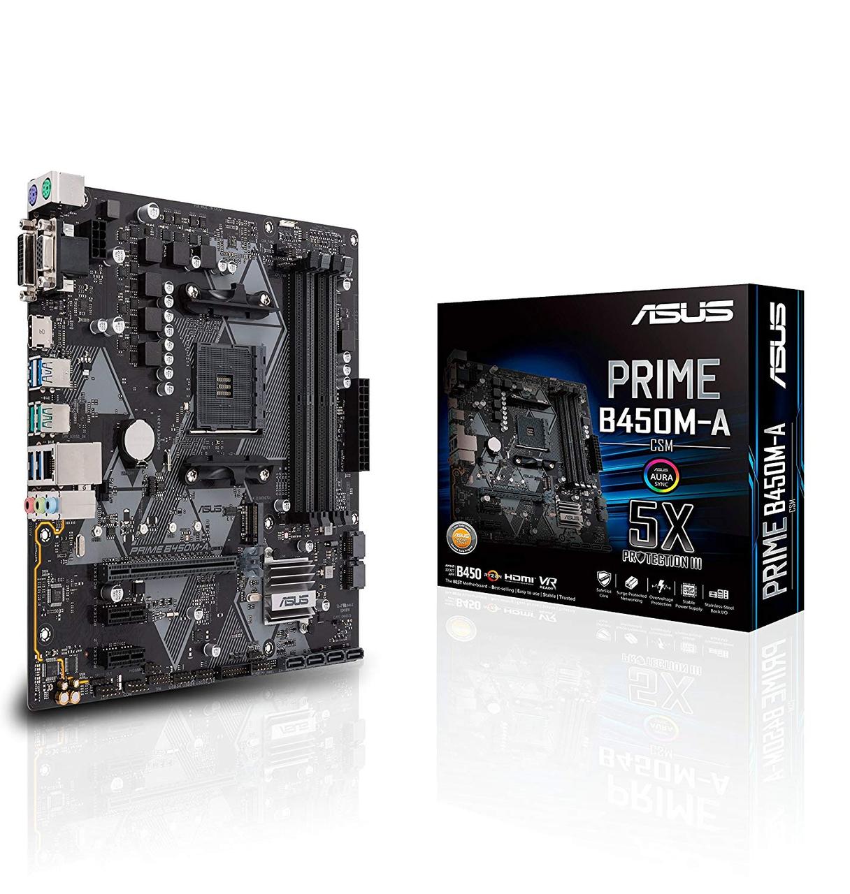 Материнская плата ASUS PRIME B450M-A II