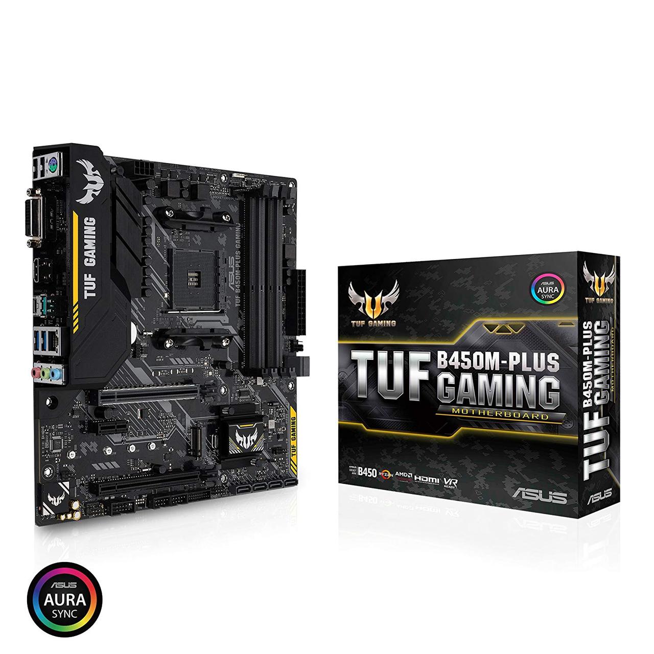 Материнская плата Asus TUF B450M-PLUS GAMING