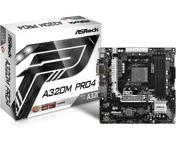 Материнская плата ASRock A320M PRO4 Socket AM4