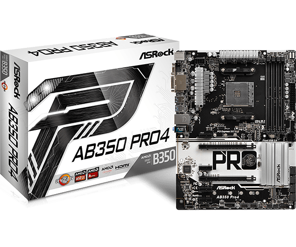 Материнская плата ASRock AB350 PRO4 Socket