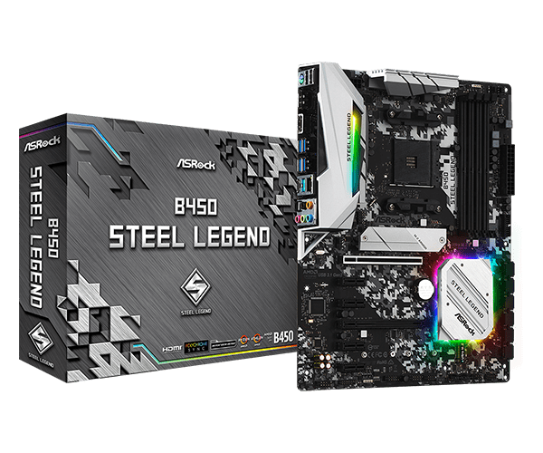 Материнская плата ASRock B450 STEEL LEGEND