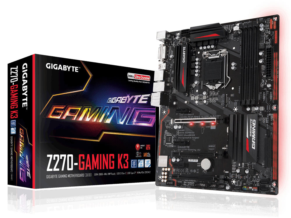 Материнская плата Gigabyte GA-Z270-Gaming K3