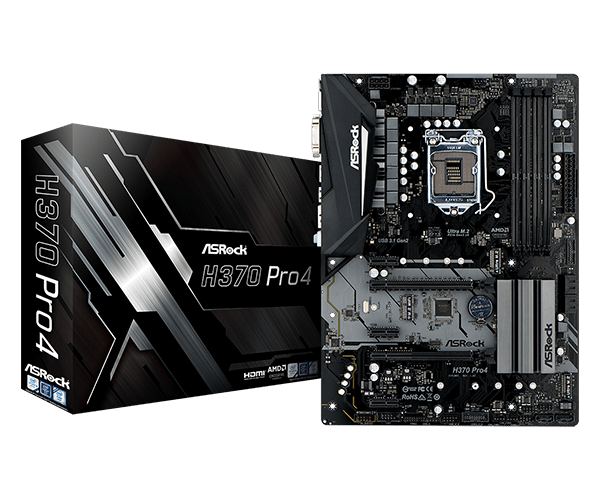 Материнская плата ASRock H370 PRO4