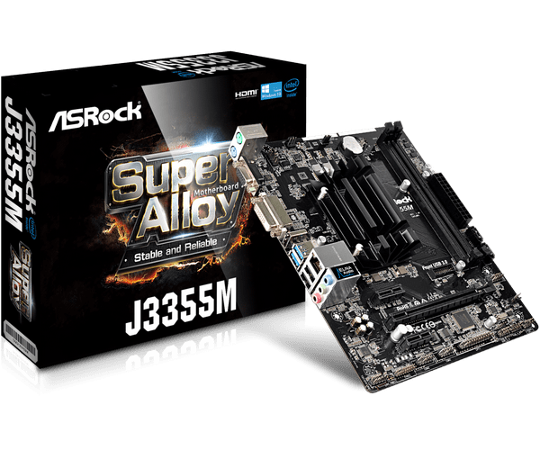 Материнская плата с процессором ASRock J3355M Intel® Dual-Core J3355 до 2, 5ГГц