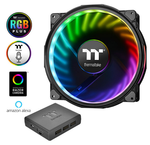 Кулер Thermaltake Riing Plus 20 RGB Case Fan TT Premium Edition (CL-F069-PL20SW-A)