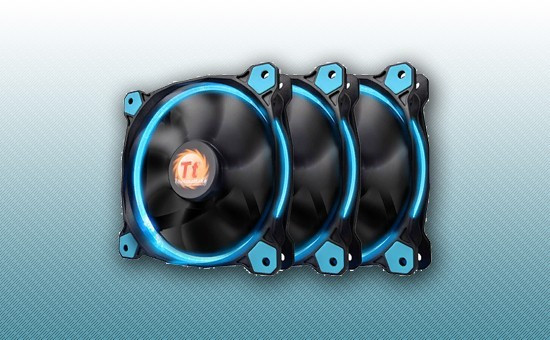 Кулер Thermaltake Riing 12 LED Blue 3 pack (CL-F055-PL12BU-A)