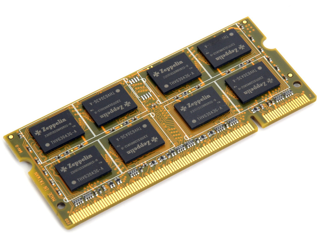 Оперативная память SODIMM DDR3 PC-12800 1600 MHz 8Gb Zeppelin 1.35V