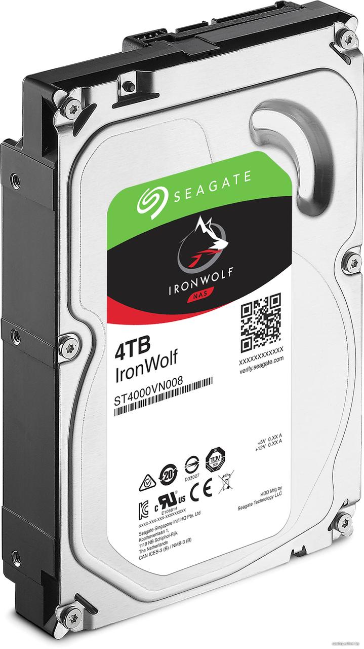 Жесткий диск для NAS систем 3Tb HDD Seagate IronWolf SATA 6Gb/s 5900rpm 3.5" 64Mb ST3000VN007