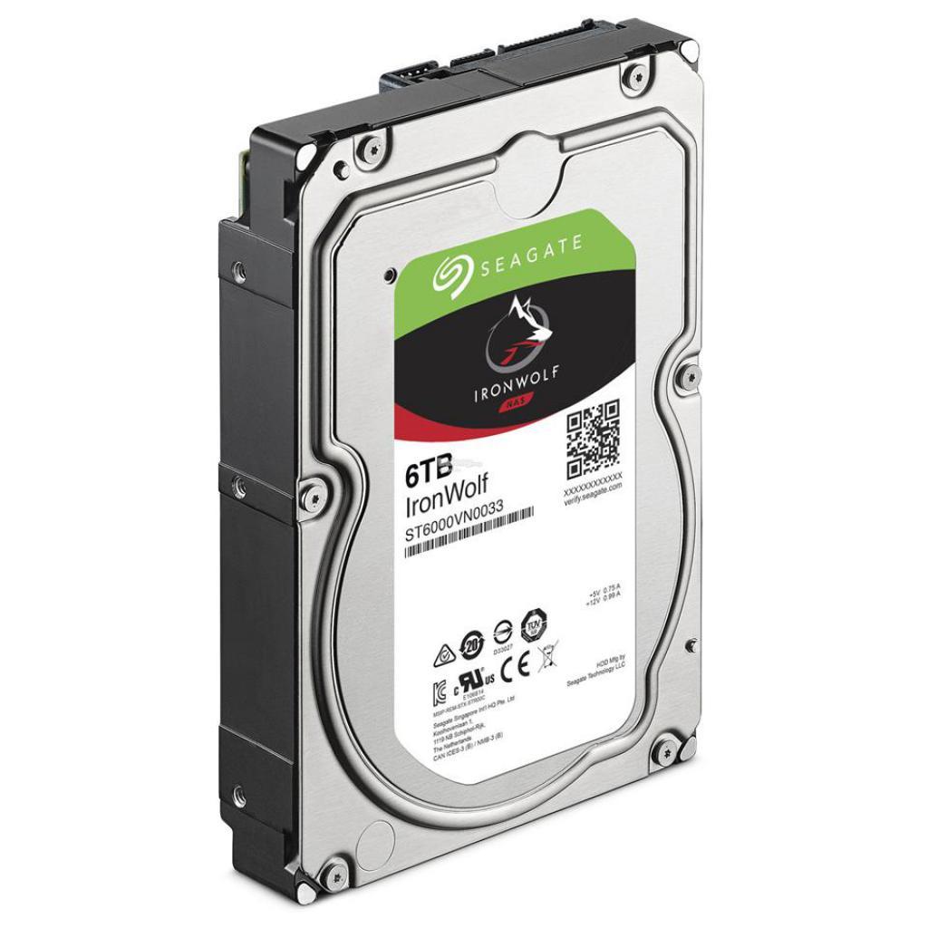 Жёсткий диск HDD 4 Tb SATA 6Gb/s Seagate IronWolf NAS 3.5" 5900rpm 64Mb