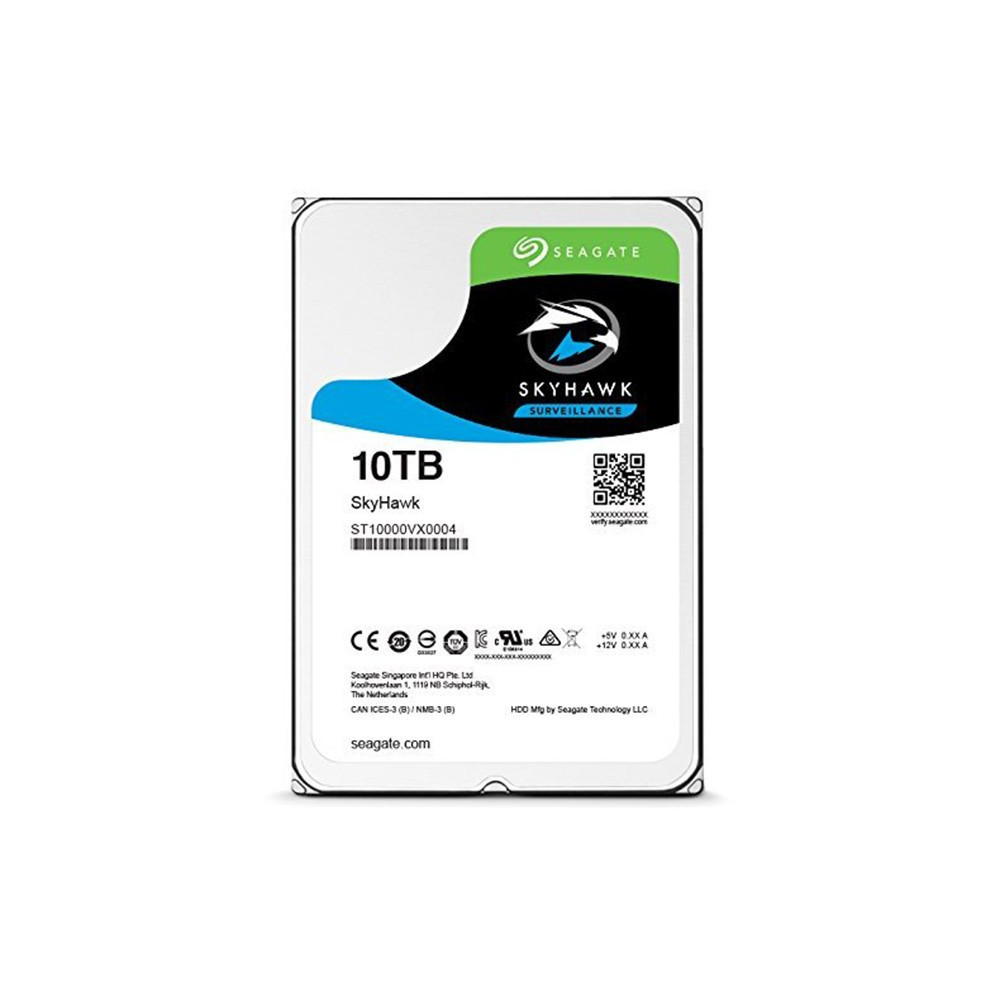 Жесткий диск для видеонаблюдения 10Tb Seagate SkyHawk SATA 6Gbit/s 3.5" 7200 rpm 256Mb ST10000VX0004