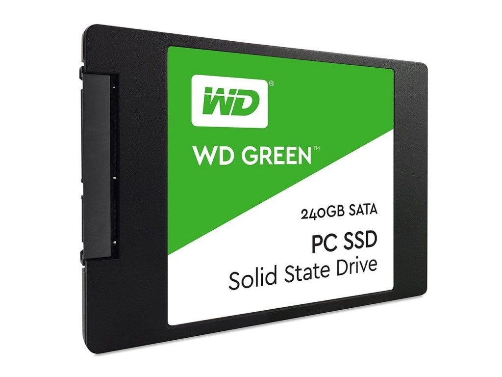 Твердотельный накопитель 240GB SSD WD Серия GREEN 2.5” SATA3 WDS240G2G0A
