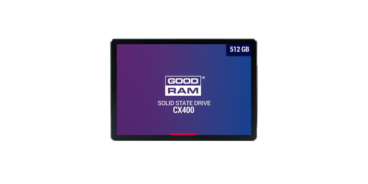Твердотельный накопитель 512GB SSD GOODRAM CX 400 2.5” SATA3 R550Mb/s W490MB/s 7mm SSDPR-CX400-512