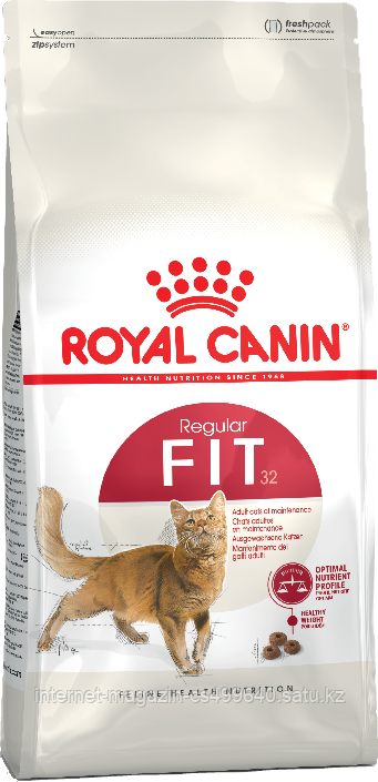 Royal Canin Fit 32 сухой корм для кошек с умеренной активностью, бывающей на улице нерегулярно