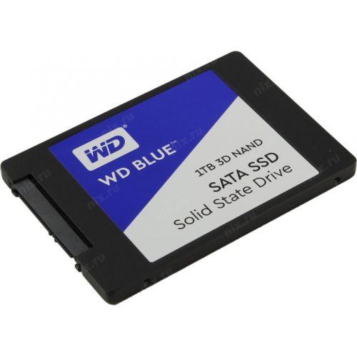 Твердотельный накопитель 1000GB SSD WD WDS100T2B0A Серия BLUE 3D NAND 2.5” SATA3