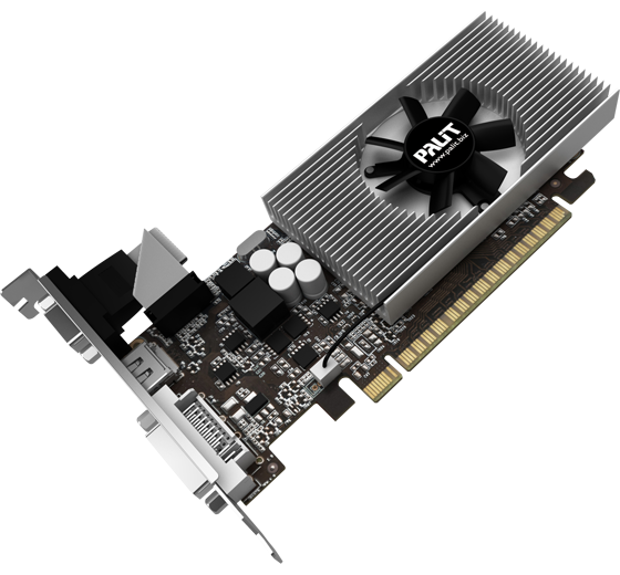 Видеокарта PALIT GT730 2Gb DDR3 64 bit DVI HDMI PA-GT730K-2GD3H