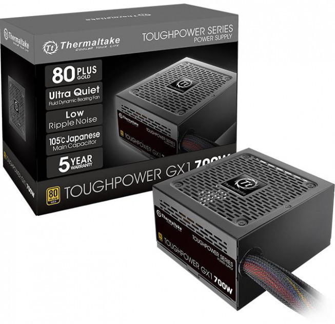 Блок питания, Thermaltake, Toughpower GX1 700W (PS-TPD-0700NNFAGE-1), 700W, ATX, 80 Plus Gold, APFC