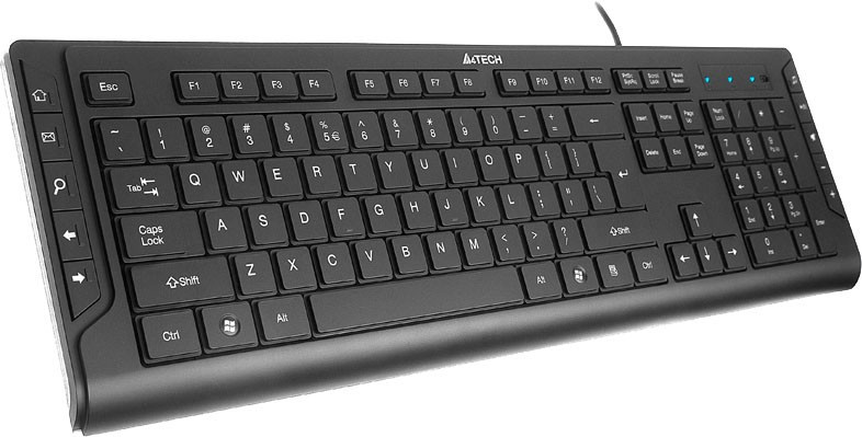 Клавиатура A4tech KD-600 USB, 10 мультимедийных клавиш