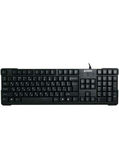 Клавиатура A4tech KR-750 USB, Black, закругленные клавиши