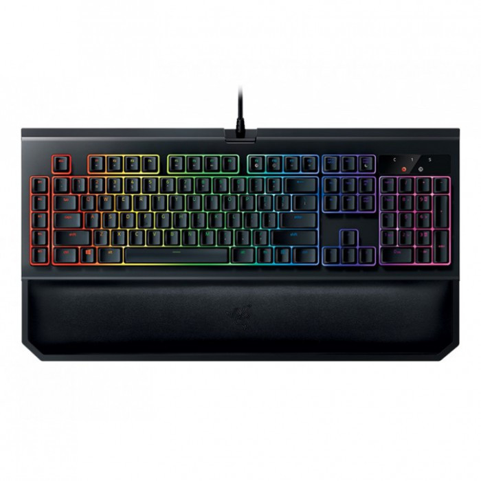 Клавиатура Razer BlackWidow Chroma V2 (Green switch) RZ03-02030700-R3R1, Игровая, Механические переключатели Razer Green, Программируемые клавиши + 5