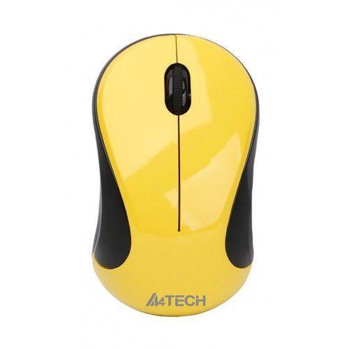 Мышь A4tech N-320-2 YELLOW Оптическая USB 1000 dpi