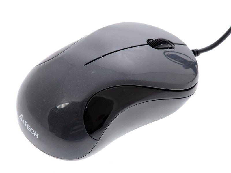 Мышь A4tech N-321 GREY Оптическая USB 1000 dpi