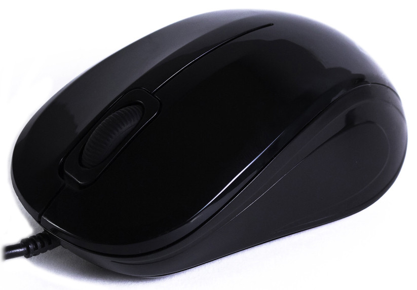 Мышь, Delux, DLM-135OUB, Оптическая, USB, 1000 dpi, Длина провода 1, 6м, Чёрный