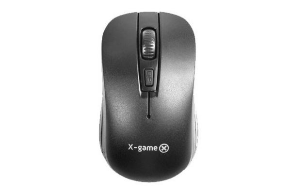 Мышь, X-Game, XM-122OGB, Оптическая, 3D, 1000dpi, Беспроводная, Чёрный