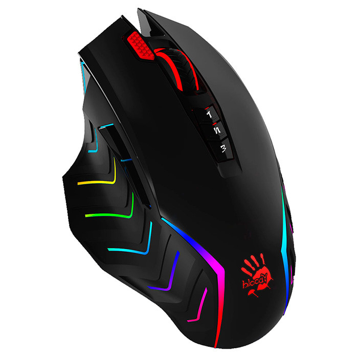 Мышь игровая Bloody J95-Activated BLACK Оптическая USB 5000 cpi
