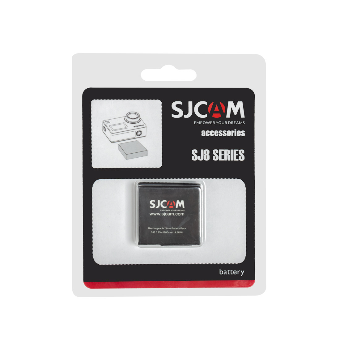 Аккумулятор, SJCAM , SJ8 PRO Battery, Аккумулятор для экшн-камер SJ8 PRO