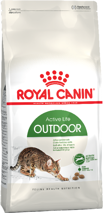 Royal Canin Outdoor сухой корм для кошек активных и часто бывающих на улице