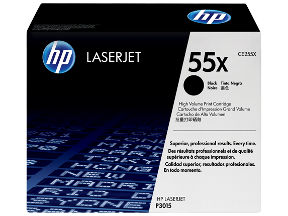 HP CE255X Black Print Cartridge