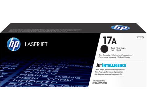 Тонер-картридж HP LaserJet 17A, черный (CF217A)