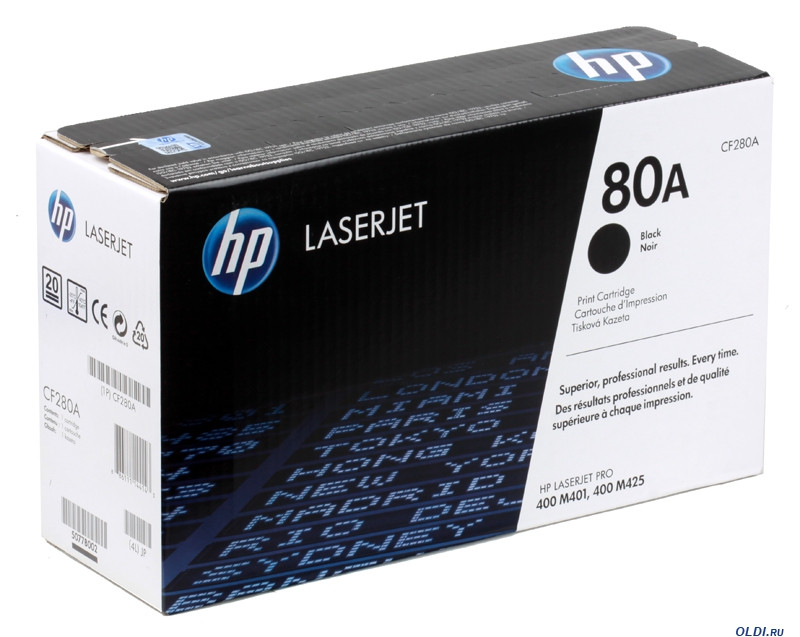 HP CF280A 80A Black Print Cartridge