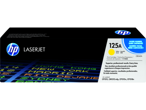 HP CB542A Yellow Print Cartridge Toner