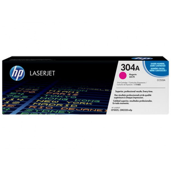 Тонер-картридж HP LaserJet 304A, пурпурный (CC533A)