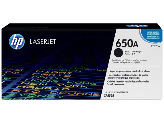 HP CE270A Black Print Cartridge