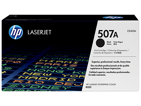 Тонер-картридж HP LaserJet 507A, черный (CE400A)