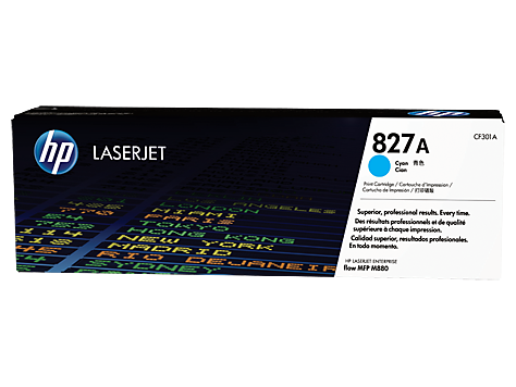 HP CF301A 827A Cyan Toner Cartridge