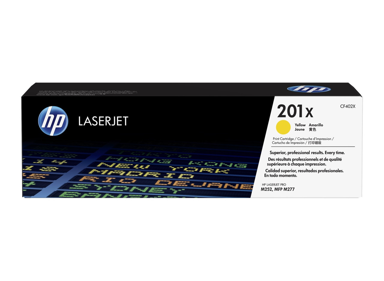 HP CF402X 201X Yellow Toner Cartridge