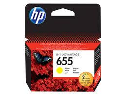 HP CZ112AE Yellow Ink Cartridge №655