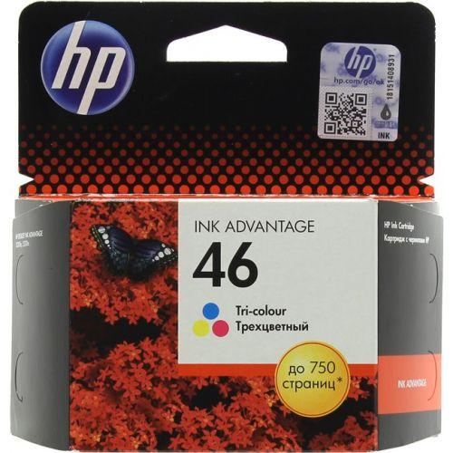Струйный картридж HP DeskJet 46, три цвета (CZ638AE) - фото 1 - id-p65096486