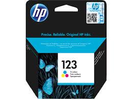 HP 123 Tri-color Ink Cartridge