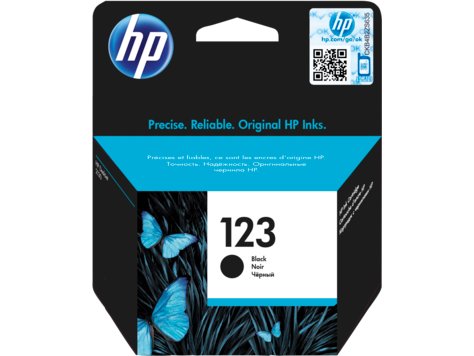 HP 123 Black Ink Cartridge